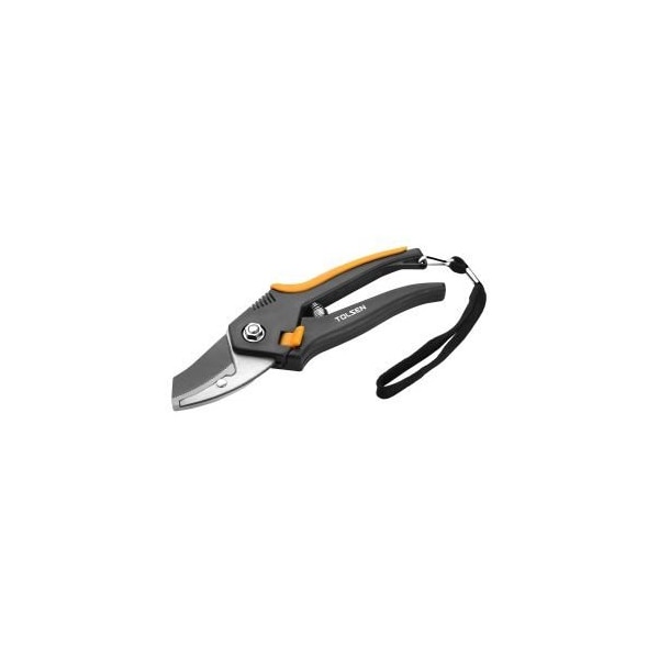 Tolsen Anvil Style Pruning Shear 8 Size: 8 65Mn Blade, Comfortable Plastic Handle 31020 - main
